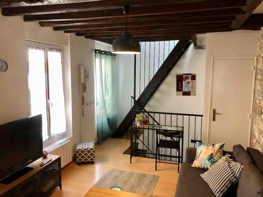 Appartement Duplex Cosy Myfontainebleau Hyper Centre Extérieur photo