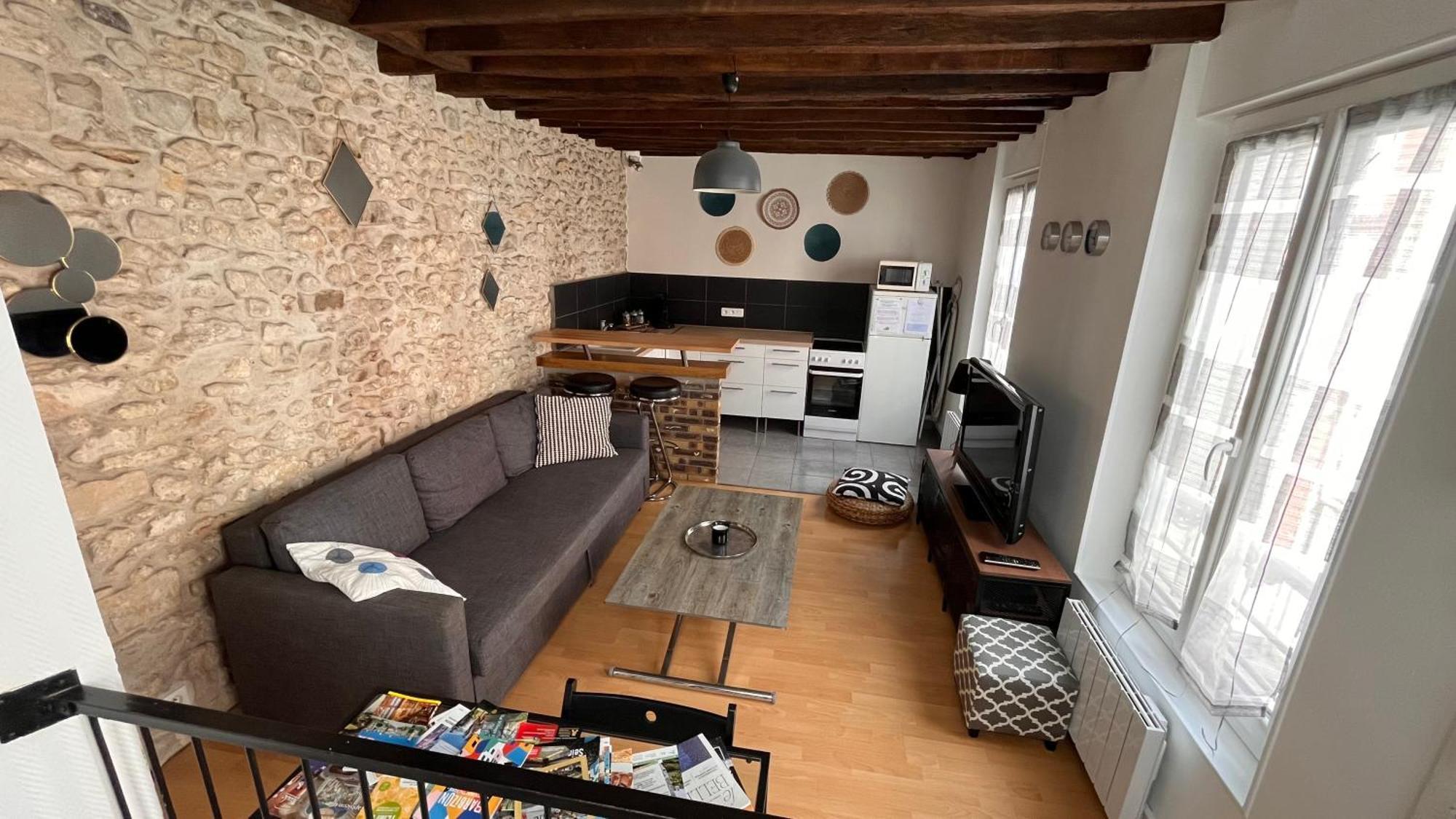 Appartement Duplex Cosy Myfontainebleau Hyper Centre Extérieur photo